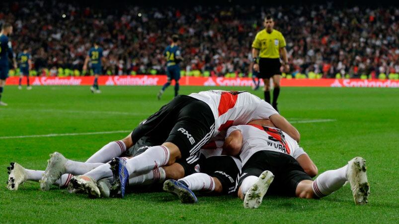 River se impuso con claridad y festejó en el Bernabéu.