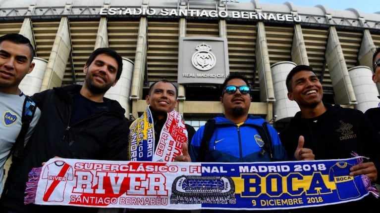 River y Boca, por ahora sin incidentes en Madrid.