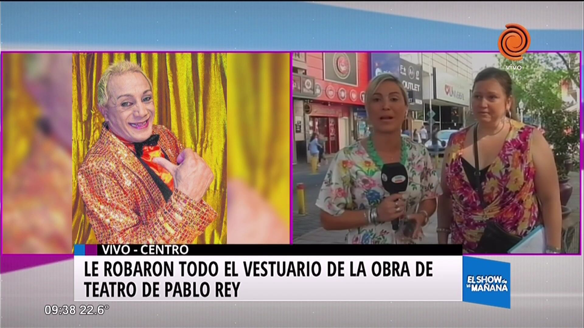 Roban el vestuario de Pablo Rey