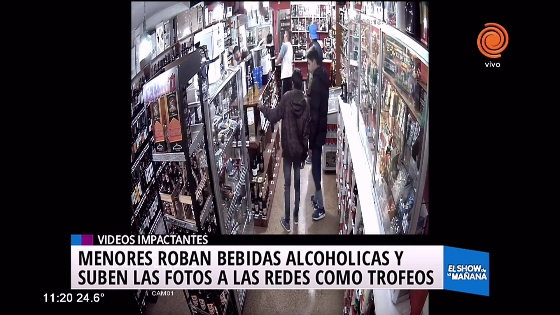 Roban y alardean en las redes sociales