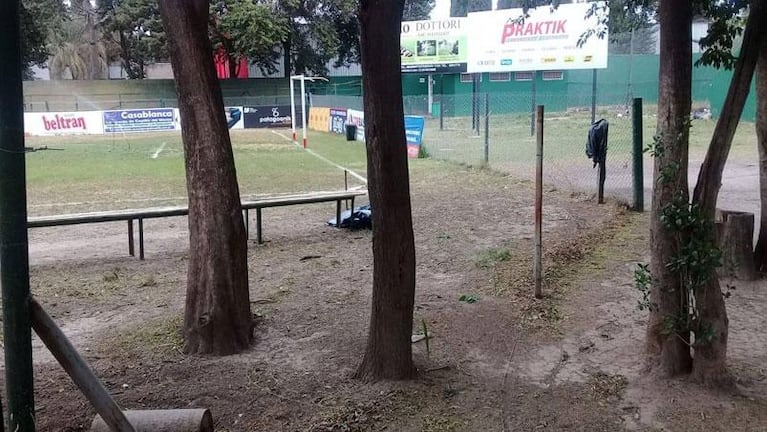  Robaron el alambrado de la cancha de Fútbol Infantil