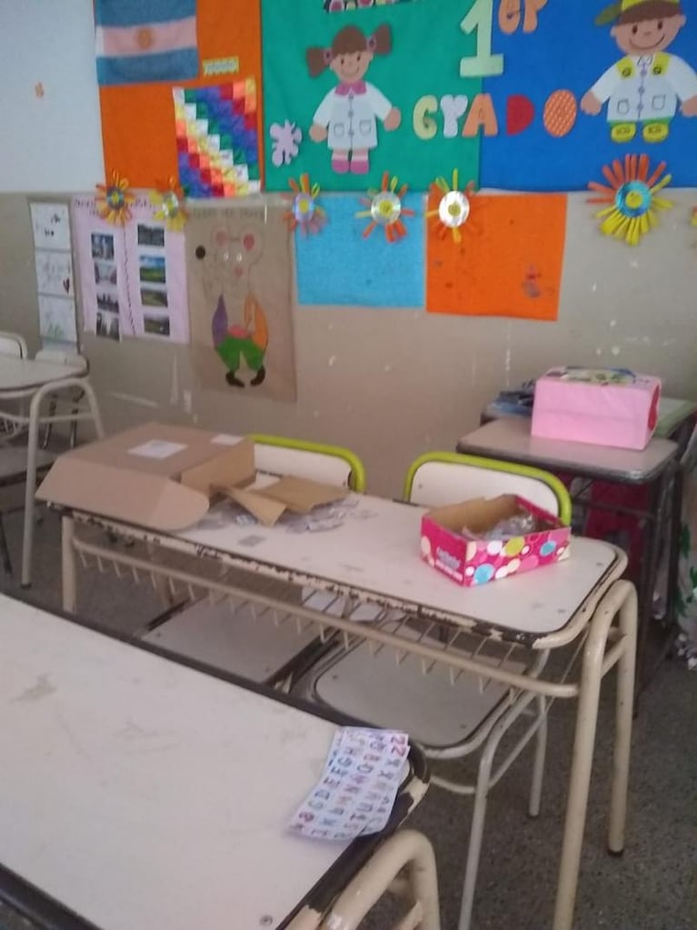 Robaron en una escuela, hicieron destrozos y los dejaron sin luz