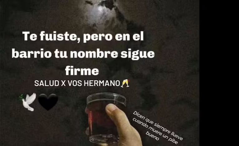 “Robate el cielo”: la despedida de los amigos al ladrón de 16 años abatido por un policía
