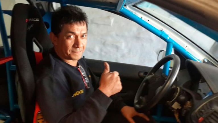 Roberto Tejedor, el campeón del Rally. Foto: Sebastián Pfaffen / ElDoce.tv