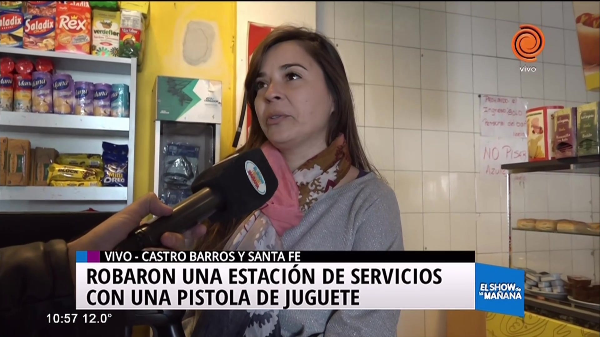 Robó con una pistola de juguete