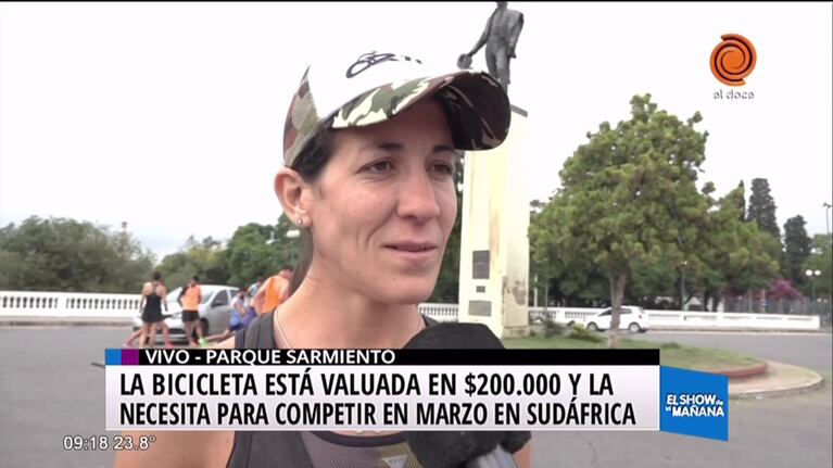 Robo de bicicleta a un mes de competición