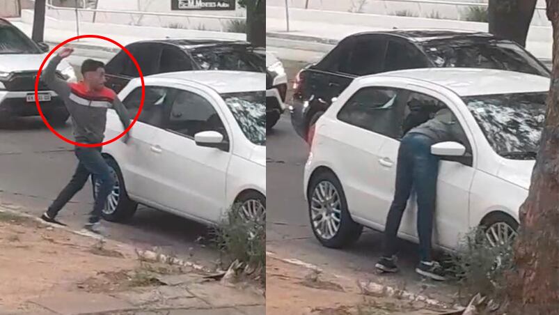 Robo en Colón y Zipoli.