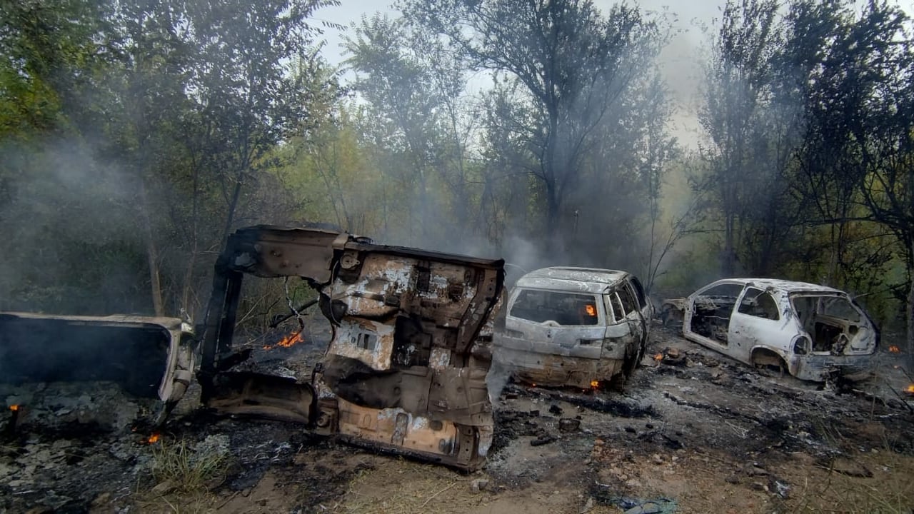 Robo incendio autos