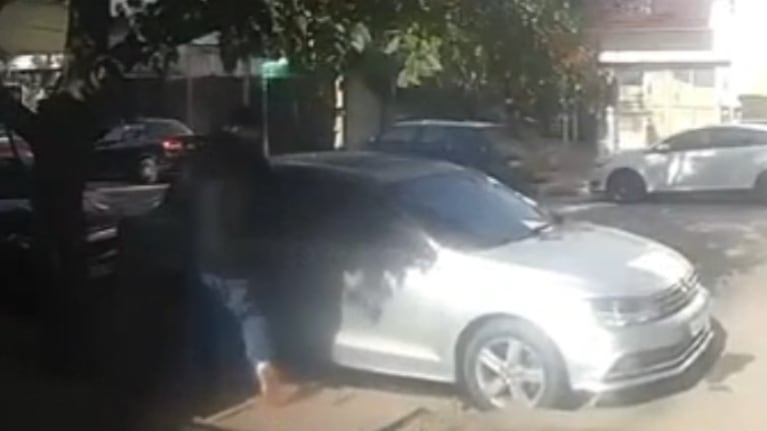 Robó un auto en Alta Córdoba, quedó registrado y fue detenido.
