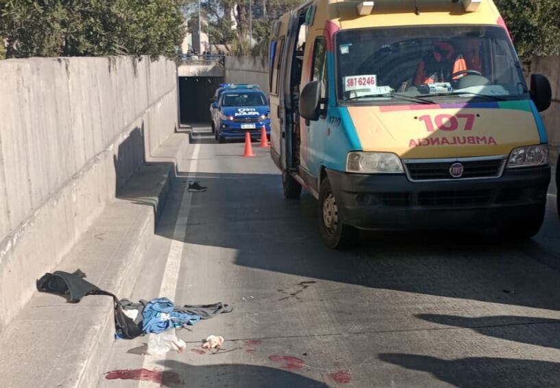 Robo y choque en Plaza España.