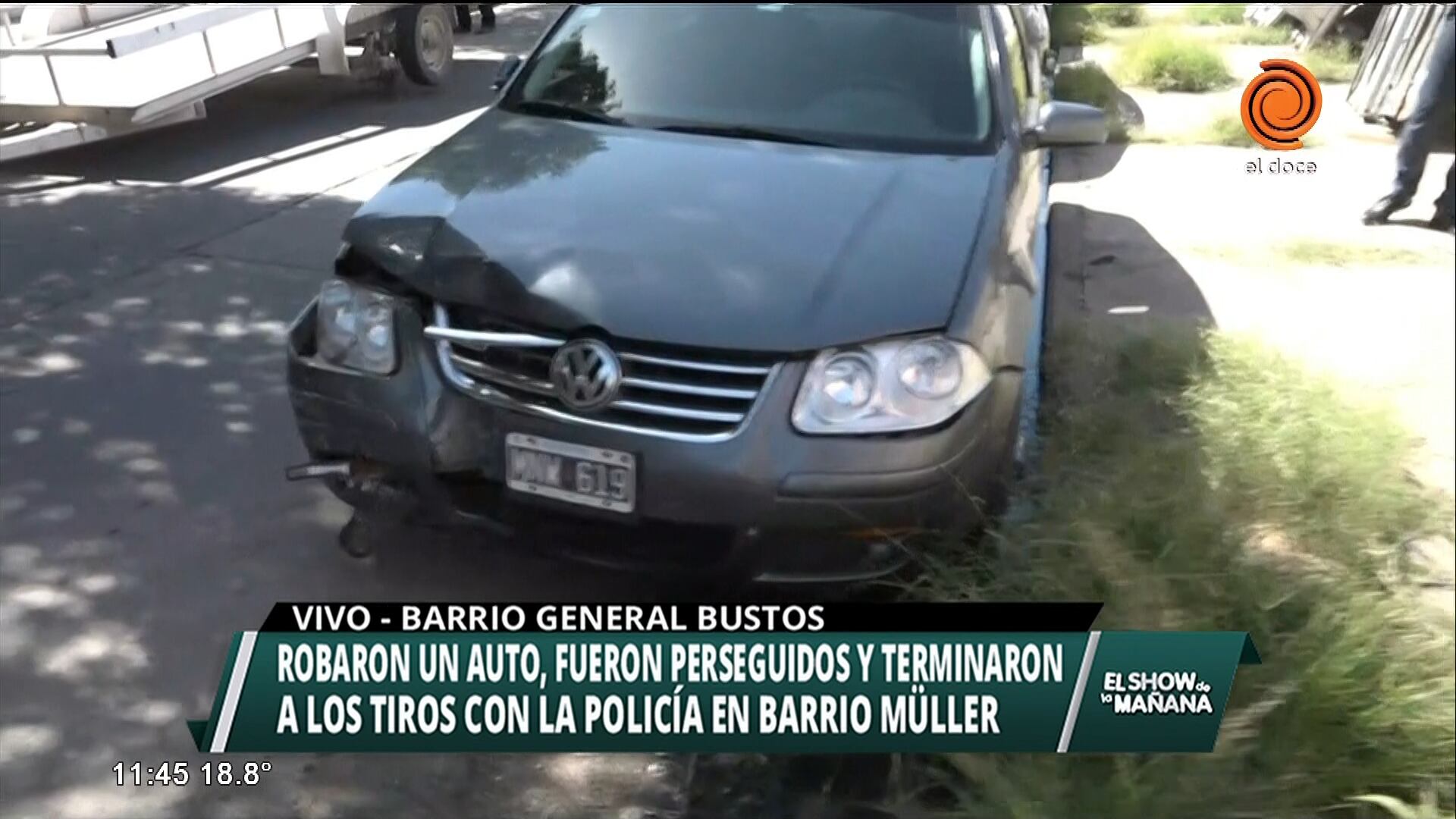 Robo y persecución en Barrio Müller