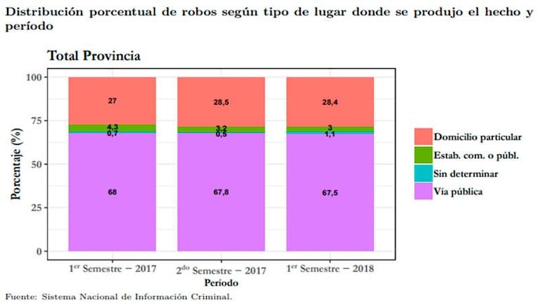 Robos en Córdoba en 2018: el 30% fue cometido por menores de edad