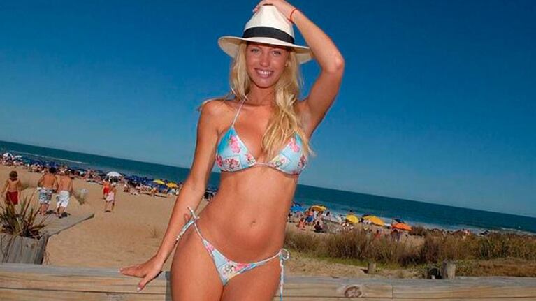 Rocío Guirao Díaz descansa en las playas de Miami.