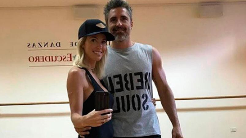 Rocío Guirao y su marido Nicolás Paladini. 