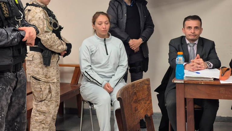 Rocío Milagros Rauch, acusada por el crimen de su hija Aralí Vivas. Foto: Juan Pablo Lavisse / El Doce.