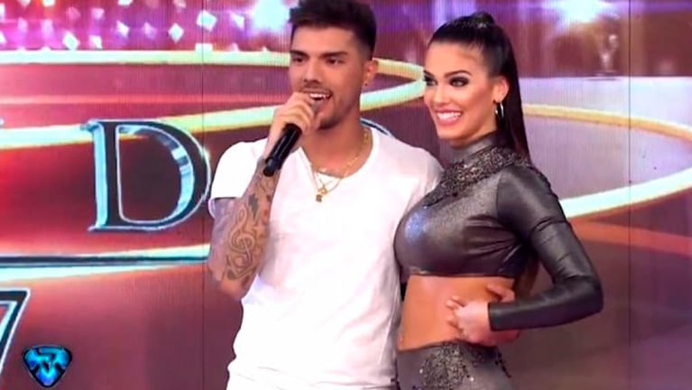 Rocío Robles junto a Tyago Griffo en ShowMatch.