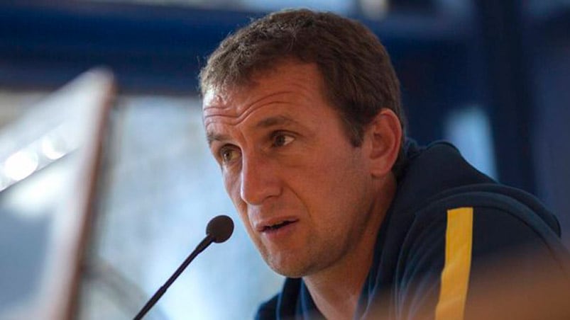 Rodolfo Arruabarrena agradeció a los jugadores. 