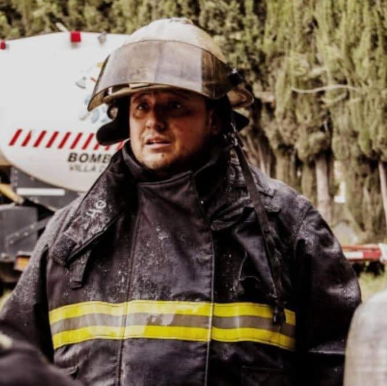 Rodrigo Aimetta era instructor de la AFE estuvo muchos años en Bomberos de Villa Dolores y luego pasó a Villa de las Rosas.