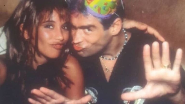 Rodrigo Bueno y Alejandra Romero juntos.