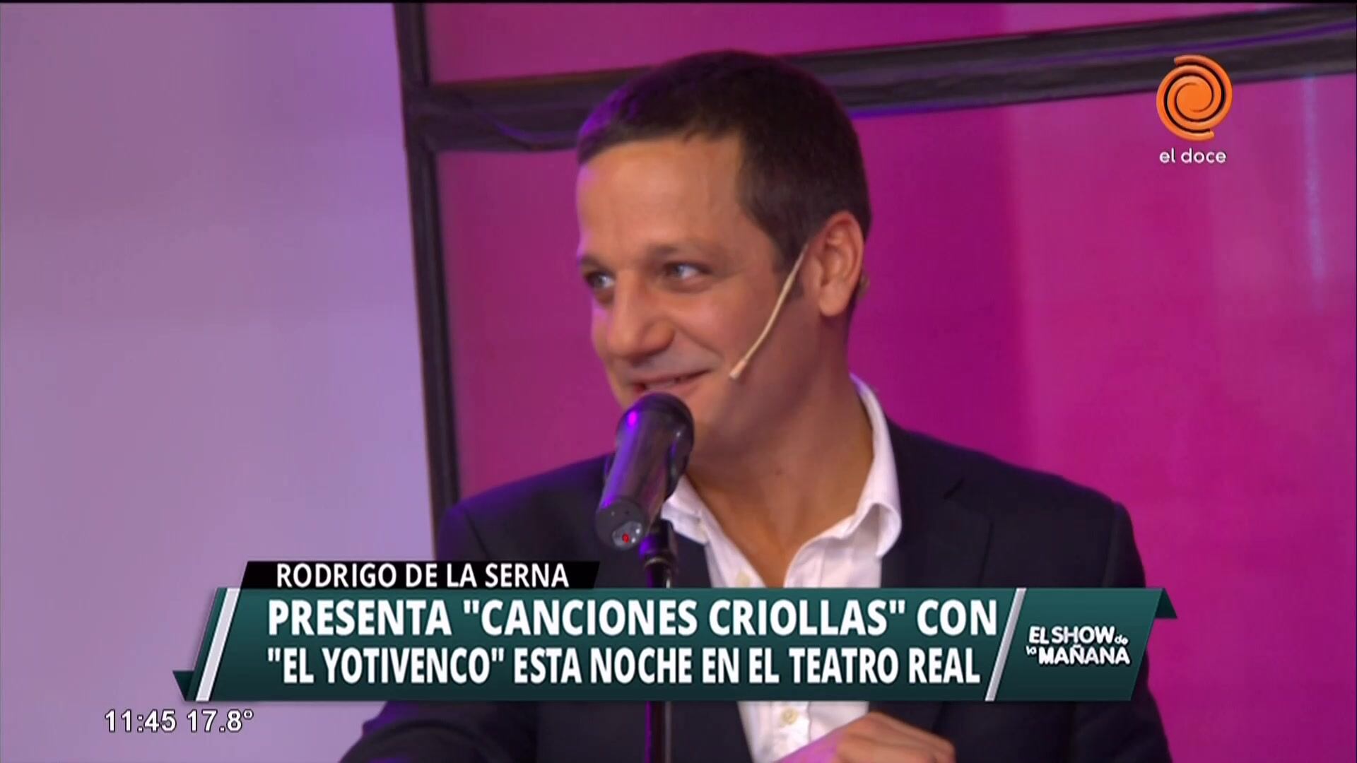 Rodrigo de la Serna presenta "Canciones Criollas"