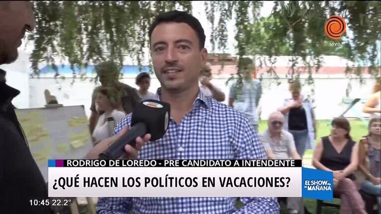 Rodrigo De Loredo recorre los barrios