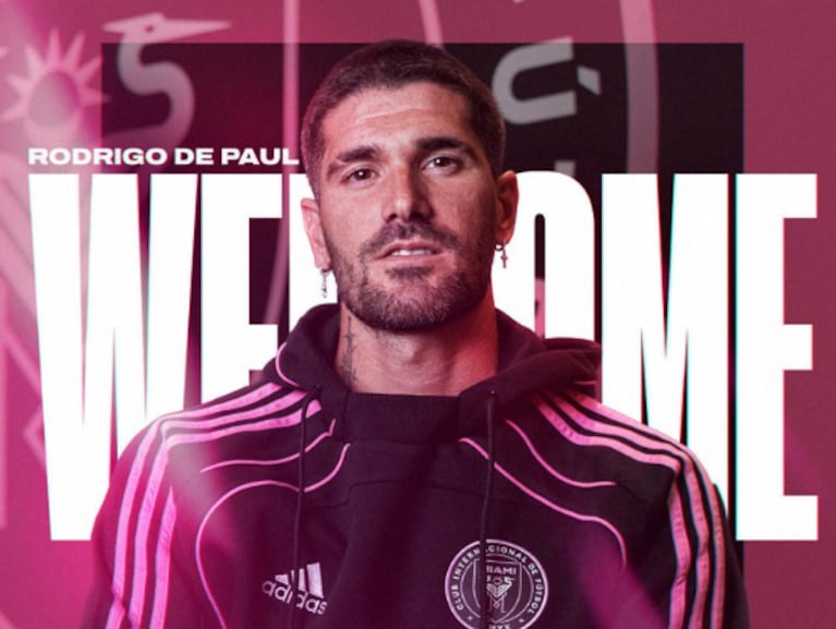 Rodrigo de Paul fue presnetado en el Inter Miami