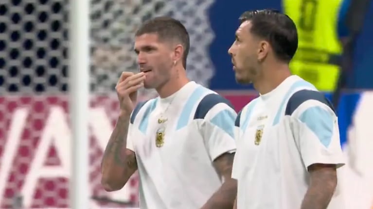 Rodrigo De Paul y Leandro Paredes