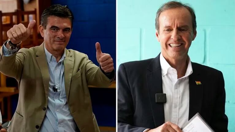 Rodrigo Paz Pereira y Jorge "Tuto" Quiroga van a la segunda vuelta de las elecciones presidenciales en Bolivia.