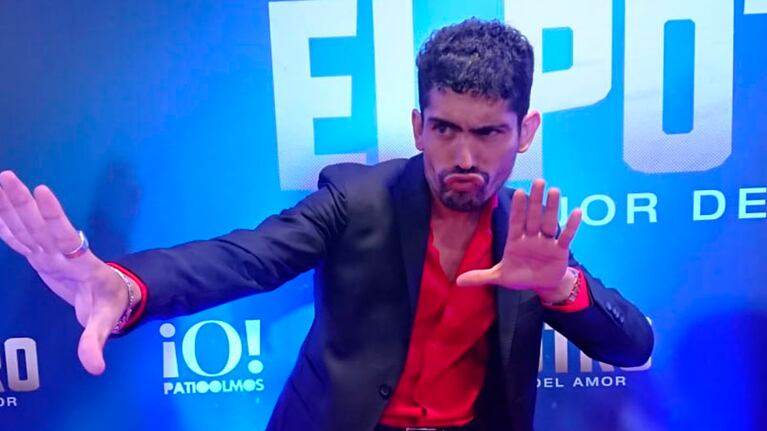 Rodrigo Romero pasó por la alfombra roja.