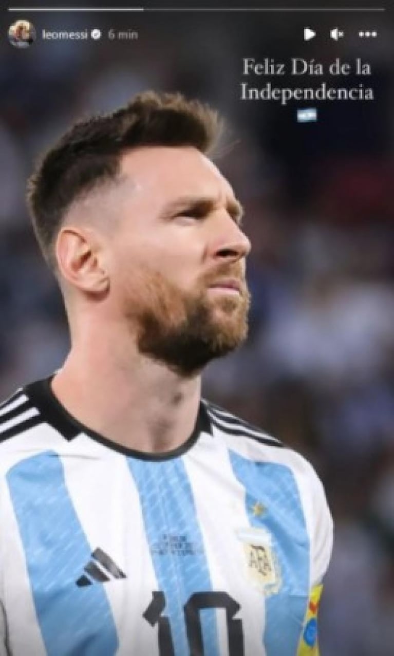 "Rojito", trago en mano y patriota: así pasó Messi el 9 de julio en Bahamas