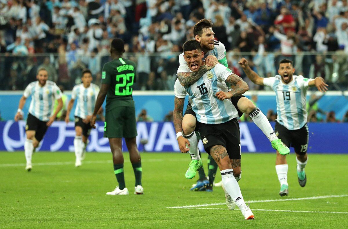 Rojo se disfrazó de Messi y le dio la clasificación a la Selección.