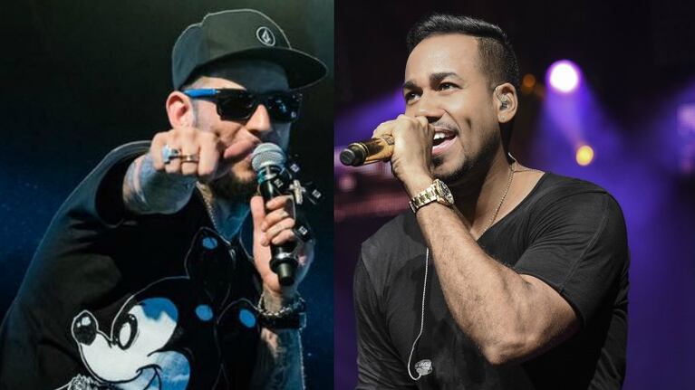 Romeo eligió cantar el tema del momento en América, el dale vieja del Barba