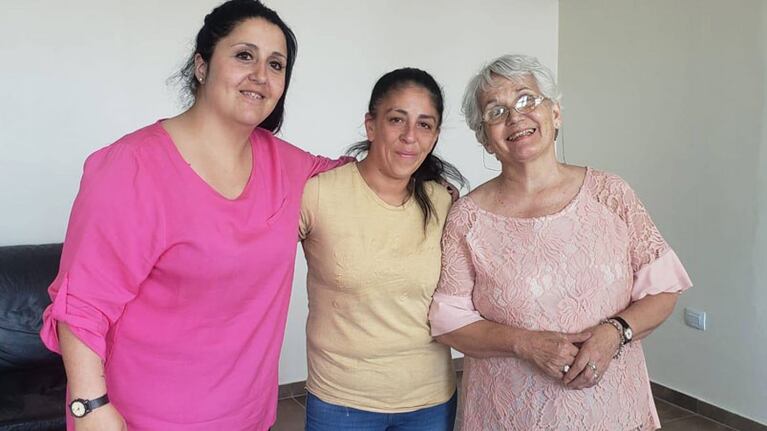 Rosa, Gabriela y Romina lograron recuperarse, tras sufrir violencia.