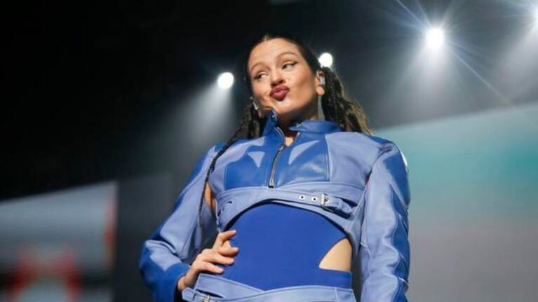 Rosalía se presentó en el Lollapalooza Argentina.