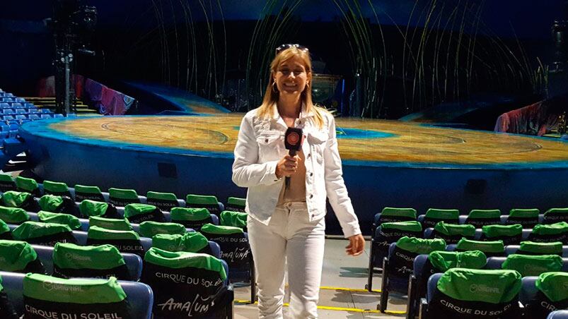 Roxana Martínez estuvo en la carpa Paulista y te muestra cómo se prepara el show que es un éxito en Brasil.