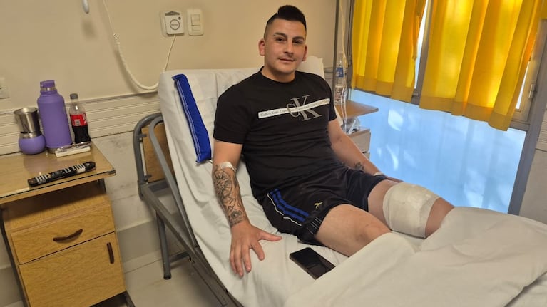 Rubén Rosales, el sargento baleado en los enfrentamientos de Bajo Pueyrredón.