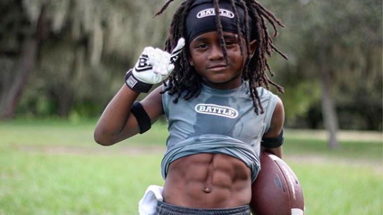 Rudolph Ingram, el pequeño Bolt. Foto: Instagram