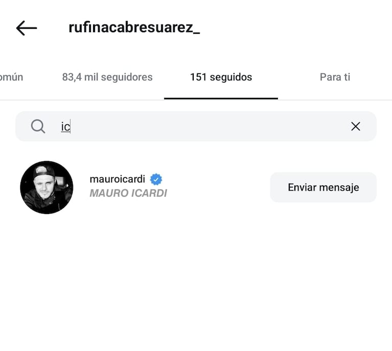 Rufina Cabré aprueba el romance de su mamá con Mauro Icardi. (Foto: instagram/rufinacabresuarez_)