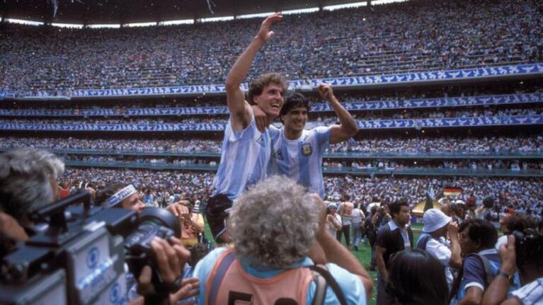 Ruggeri y Maradona alcanzaron la gloria eterna en México '86.