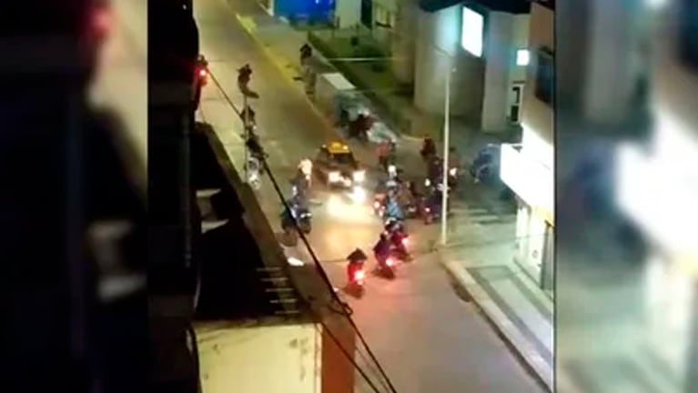 Ruido y peligro en las calles de Río Cuarto.