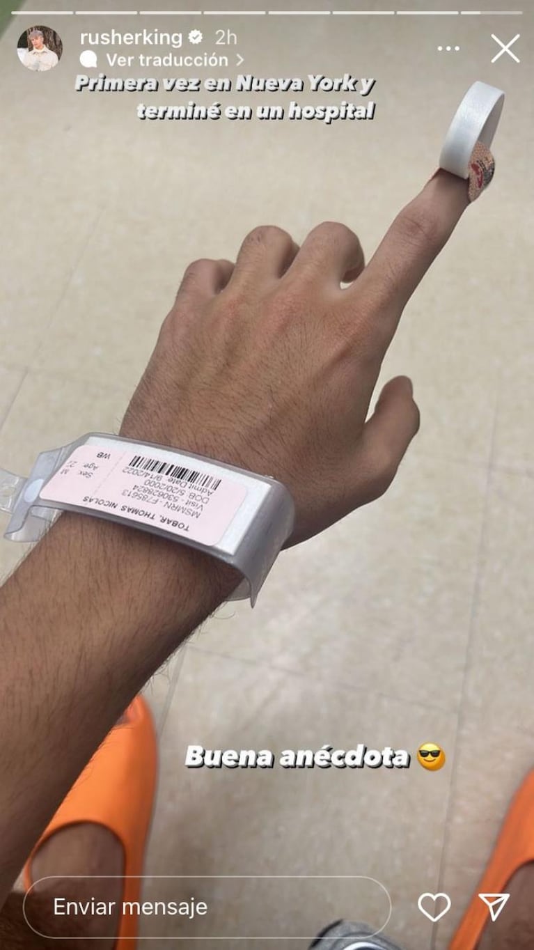 Rusherking terminó en el hospital de Nueva York y preocupó a sus fanáticos