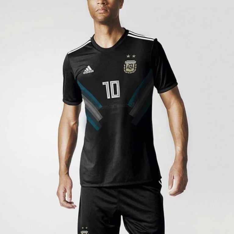 Rusia 2018: filtraron la supuesta camiseta alternativa de la Selección