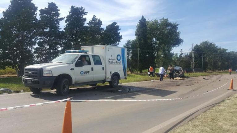 Rutas trágicas: cuatro muertos en un accidente en Totoral