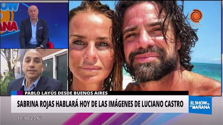 Sabrina Rojas explicará qué pasó con las fotos de Luciano Castro