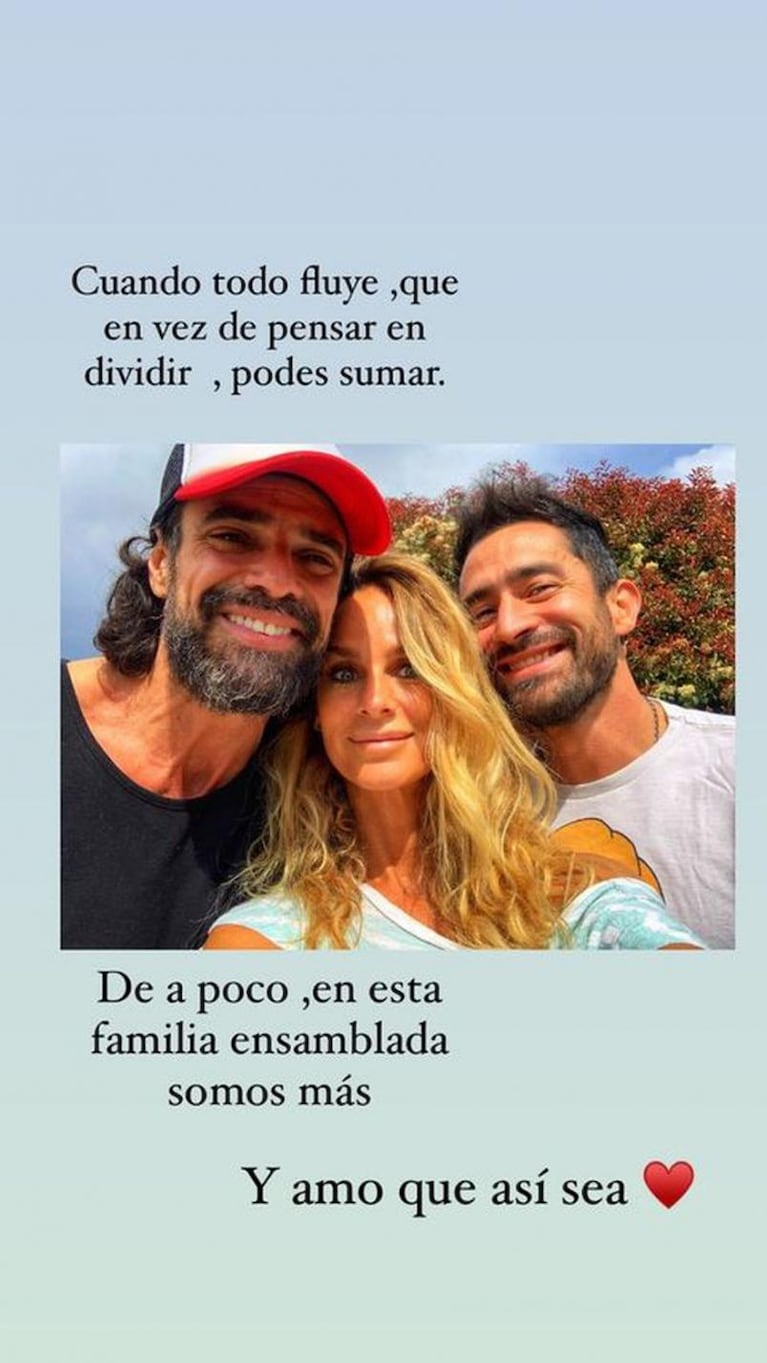 Sabrina Rojas sorprendió con una foto junto a Luciano Castro y Tucu López: su reflexión