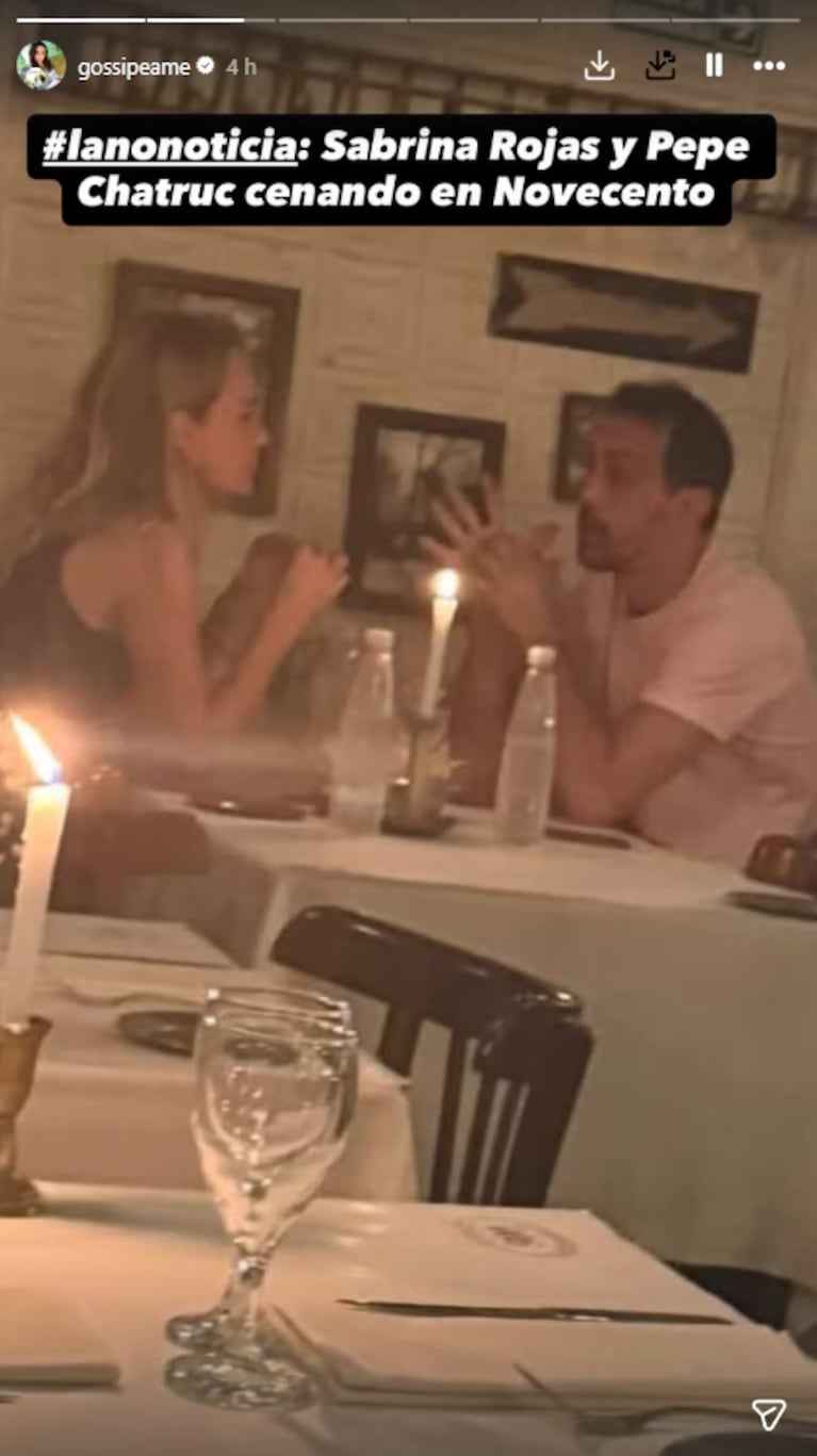 Sabrina Rojas y Pepe Chatruc