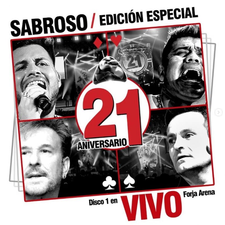 Sabroso lanzó un álbum doble de sus 21 años