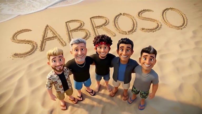 Sabroso presentó "Vacaciones con sabroso" con un videoclip animado.