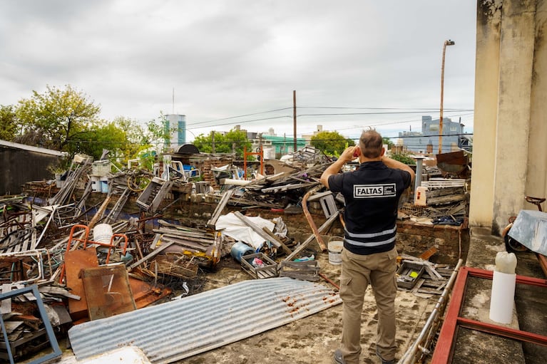 Sacaron 800 toneladas de basura de una casa en barrio Alberdi ( Foto: Municipalidad de Córdoba).