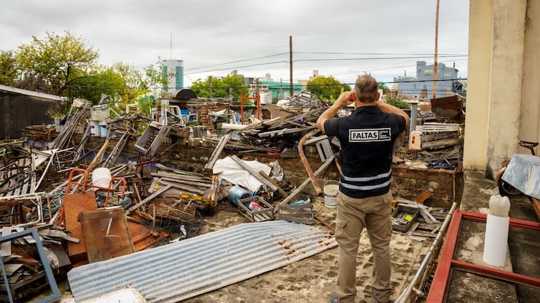 Sacaron 800 toneladas de basura de una casa en barrio Alberdi ( Foto: Municipalidad de Córdoba).